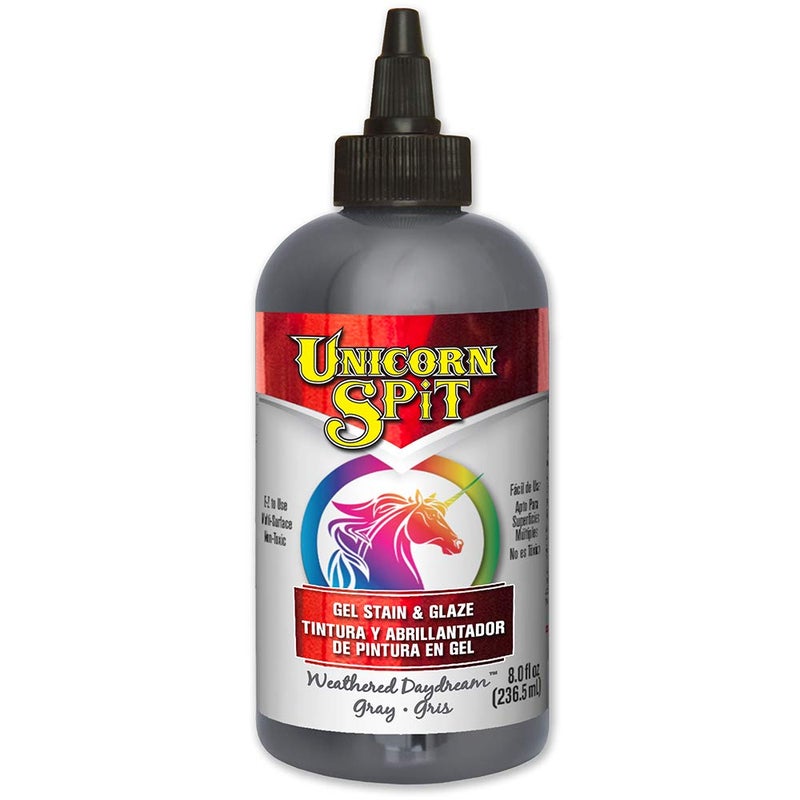 Unicorn SPiT 5771013 Gel Stain & Glaze, Weathered Daydream, 8 Ounce Bottle - Image 1